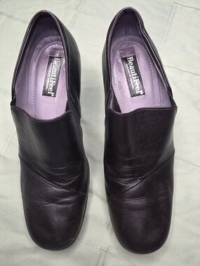BeautiFeel 39 Dark Espresso Leather Ankle Booties Comfort Latex Sole Israel